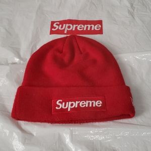 Red Supreme Beanie